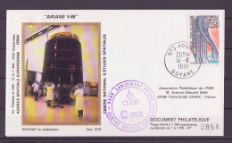 Espace 1991 08 15 - CNES - Ariane V45 - Satellite INTELSAT VIF5 - Europe