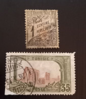 Tunisie 1901 -1903 Postage Due Stamps  & 1906 Aqueduc De Zaghouan - Usati
