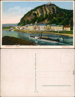 Ansichtskarte Tetschen-Bodenbach Decín Dampfer Schäferwand 1929  - Czech Republic