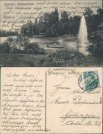 Ansichtskarte Karlsruhe Stadtgartensee 1910 - Karlsruhe