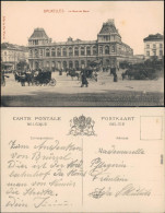 Ansichtskarte Brüssel Bruxelles Nordbahnhof Kutschen
 1915 - Sonstige & Ohne Zuordnung