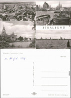 Ansichtskarte Stralsund Teilansicht, Marienkirche, Hafen 1978 - Stralsund