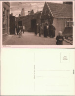 Ansichtskarte Edam-Volendam Straßenpartie Am Hafen 1930 - Volendam