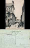Lille Straßenpartie: Eglise St. Etienne, Hopital Militaire 1914  - Lille
