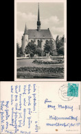 Ansichtskarte Zittau Anlagen, Springbrunnen - Wberkirche 1956  - Zittau