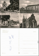 Gransee   Straße Des Friedens, Gesellschaftshaus, St. Marienkirche 1973 - Gransee