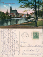 Ansichtskarte Zgorzelec Neißepartie - Promenade - Stadt 1916  - Goerlitz