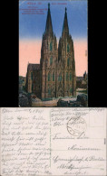Ansichtskarte Köln Kölner Dom 1918 - Koeln