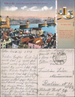 Ansichtskarte Köln Hohenzollernbrücke 1917 - Koeln