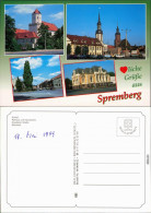 Spremberg Grodk Schloß, Rathaus, Kreuzkirche, Dresdener Straße, Bibliothek 1999 - Spremberg