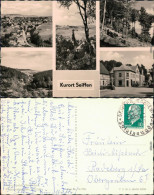 Ansichtskarte Seiffen (Erzgebirge) Panorama, Wald, Ortsansicht, Kirche 1959 - Seiffen