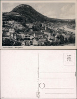Ansichtskarte Königstein (Sächsische Schweiz) Panorama-Ansicht 1955 - Koenigstein (Saechs. Schw.)