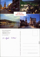 Bad Schandau Marktplatz Mit Kirche, Ansicht Mit Raddampfer 2000 - Bad Schandau