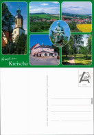 Ansichtskarte Kreischa Kirche, Panorama, Konsum, Denkmal Und Park 1995 - Kreischa