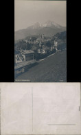 Ansichtskarte Berchtesgaden Panorama Mit Kirche Und Bergmassiv 1940 - Berchtesgaden