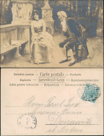 Künstlerkarte Herrschaften Im Garten Liebe Liebespaare - Love 1902 - Couples