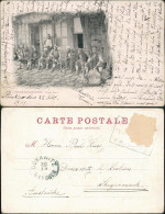 Postcard Istanbul Konstantinopel | Constantinople Cafe Ture Typen 1901 - Turquie