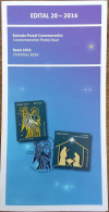 Brochure Brazil Edital 2016 20 Christmas Religion Without Stamp - Cartas & Documentos