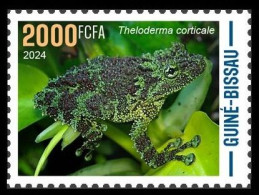GUINEA BISSAU 2024 STAMP 1V - CAMOUFLAGE - FROG FROGS GRENOUILLE GRENOUILLES - MNH - Frogs