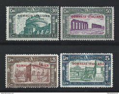 1930 SOMALIA - N° 140/143 , 4 Valori , Milizia III , MNH** - Somalie