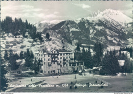 Q260 Cartolina Castione Della Presolana Albergo Franceschetti Prov Di Bergamo - Bergamo