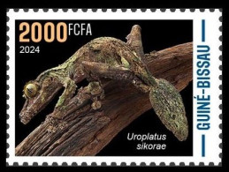 GUINEA BISSAU 2024 STAMP 1V - CAMOUFLAGE - REPTILES GECKO GECKOS - MNH - Other & Unclassified