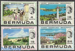 Bermuda 1971 Tourism 4v, Mint NH, Various - Lighthouses & Safety At Sea - Tourism - Fari