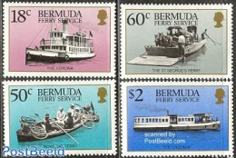 Bermuda 1989 Ferry Services 4v, Mint NH, Transport - Ships And Boats - Bateaux
