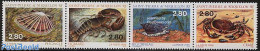 Saint Pierre And Miquelon 1995 Marine Life 4v [:::], Mint NH, Nature - Shells & Crustaceans - Crabs And Lobsters - Maritiem Leven