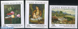 Czech Republic 2006 Paintings 3v, Mint NH, Nature - Fruit - Art - Paintings - Otros & Sin Clasificación