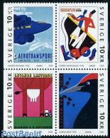 Sweden 2003 Poster Art 4v [+], Mint NH, History - Nature - Performance Art - Transport - Europa (cept) - Birds - Cattl.. - Unused Stamps