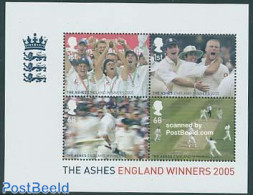 Great Britain 2005 Cricket, The Ashes S/s, Mint NH, Sport - Cricket - Sport (other And Mixed) - Unused Stamps