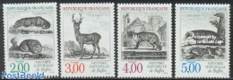 France 1988 Animals 4v, Mint NH, Nature - Animals (others & Mixed) - Deer - Ungebraucht