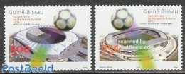 Guinea Bissau 2002 World Cup Football 2v, Mint NH, Sport - Football - Guinée-Bissau