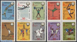 Kuwait 1980 Olympic Games 10v [:]+2x[+], Mint NH, Sport - Badminton - Basketball - Fencing - Football - Gymnastics - J.. - Badminton