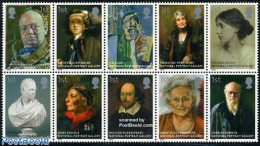 Great Britain 2006 National Portrait Gallery 10v [++++], Mint NH, History - Churchill - Art - Authors - Paintings - Sc.. - Nuovi