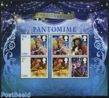 Great Britain 2008 Christmas, Pantomime S/s, Mint NH, Performance Art - Religion - Theatre - Christmas - Unused Stamps