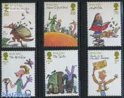 Great Britain 2012 Roald Dahl 6v, Mint NH, Art - Authors - Children's Books Illustrations - Ongebruikt