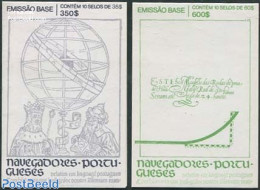 Portugal 1991 Explorers 2 Booklets, Mint NH, History - Explorers - Stamp Booklets - Ungebraucht