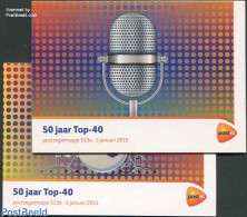 Netherlands 2015 50 Years Music Top-40 10v In Presentation Pack 513a+b, Mint NH, Performance Art - Music - Popular Music - Neufs