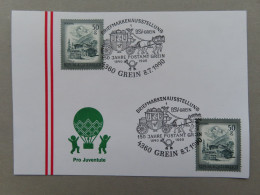 Österreich Pro Juventute - Mit Sonderstempel 8. 7. 1990 Grein, 150 Jahre Postamt Grein (Nr.570) - Other & Unclassified