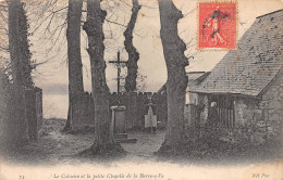 76-VILLEQUIER-Calvaire Et Petite Chapelle De La Barre-y-Va-N 6002-D/0033 - Villequier