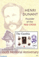 Gambia 2010 Henri Dunant S/s, Mint NH, Health - Red Cross - Croix-Rouge