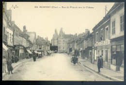 Cpa Du 18 Aubigny -- Rue Du Prieuré Vers Le Château   STEP103 - Aubigny Sur Nere