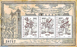 Hungary 2019 Holy And Blessed 3v M/s (black Digits), Mint NH, Religion - Religion - Nuevos