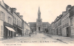 80-AILLY-SUR-NOYE-Rue St-Martin - L'Eglise-N 6003-A/0261 - Ailly Sur Noye