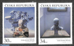 Czech Republic 2021 Theodor Pistek 2v, Mint NH, Art - Modern Art (1850-present) - Autres & Non Classés