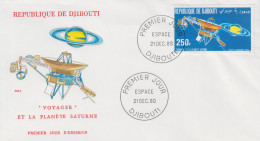 Enveloppe  FDC  1er  Jour   DJIBOUTI    Conquête  De  L' Espace   1981 - Gibuti (1977-...)