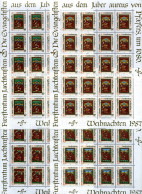 Liechtenstein Kleinbögen 930-933 Postfrisch Weihnachten #IG959 - Autres & Non Classés