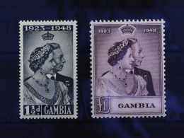Gambia, 1948, 141 - 142, Postfrisch - Gambia (1965-...)